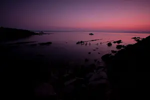 Suvla: Sunken beetle at Suvla Bay