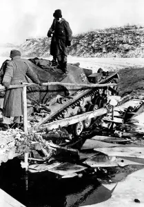 Portion: Sunken Sturmgeschuetz III on the Eastern Front, 1941