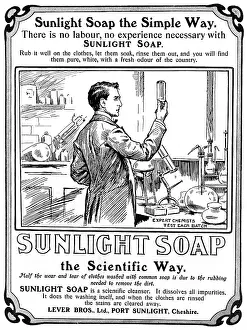 Toil: Sunlight Soap advertisement, 1903