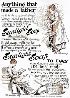 Toil: Sunlight Soap advertisement