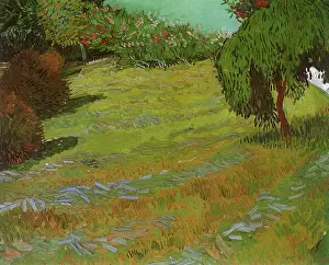 Gogh: Sunny Lawn in a Public Park, by Van Gogh