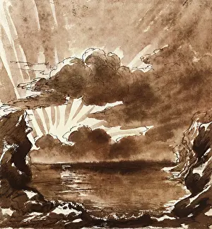 Breaks: Sunrise in a Cove, by Bernini