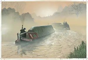 Narowboat: Sunrise on the Cut