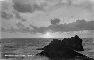 Seascape: Sunset at Bedruthan