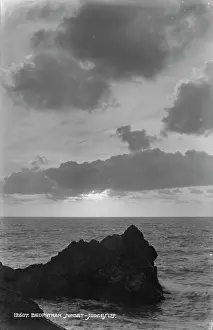 Bedruthan: Sunset at Bedruthan