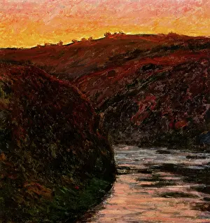 Streams: Sunset in the Creuse Valley, by Monet