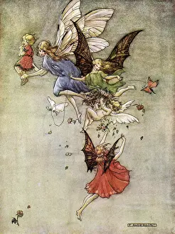 Nov17: The Sunset Fairies by Florence Mary Anderson