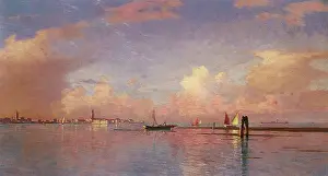 Haseltine: Sunset on the Grand Canal, Venice