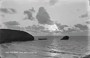 Portreath: Sunset at Gull Rock, Portreath