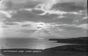 Kimmeridge: Sunset at Kimmeridge
