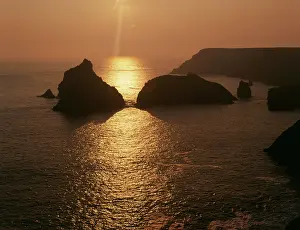 Gleam: Sunset at Kynance Cove, The Lizard, Cornwall