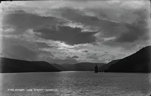 Powys: Sunset at Lake Vyrnwy