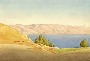 Watercolours: Sunset light on the Hills of Moab