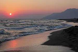 Pttara: Sunset, Patara Beach, Antalya, Turkey