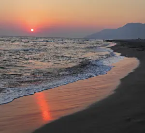 Pttara: Sunset, Patara Beach, Antalya, Turkey