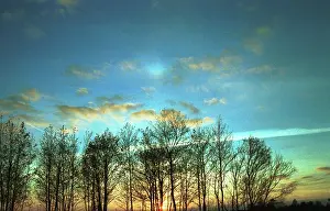 Grigory: Sunset photo art work, 1989