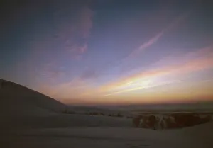 Orenburg: Sunset photo art work, 1991