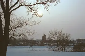 Suzdal: Sunset photo art work, 1993