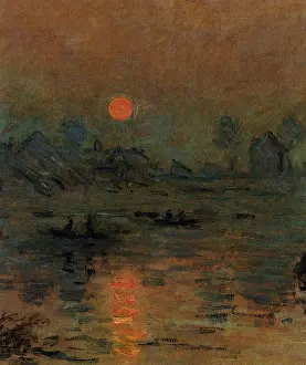 Illuminates: Sunset Over River, by Monet