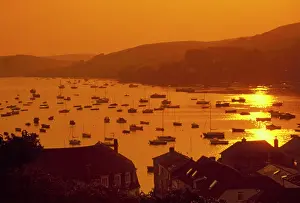 Ripple: Sunset over Salcombe estuary, Devon