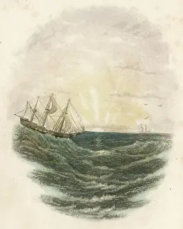 Basks: SUNSET ON THE SEA