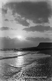 Pebbles: Sunset at St. Leonards-on-Sea