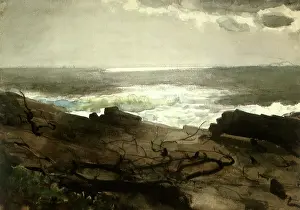 Prout: Sunshine and Shadow, Prout's Neck, by Winslow Homer