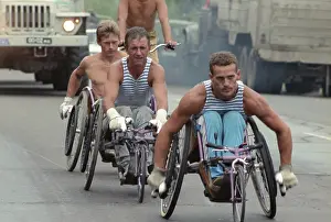 Organized: Super marathon on wheelchairs