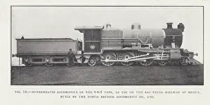 Superheater locomotive of the 4-6-2 type