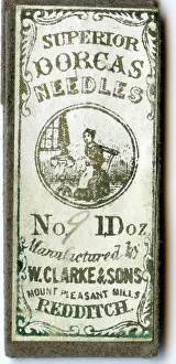 Pleasant: Superior Dorcas Sewing Needles packet