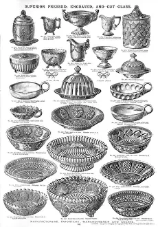 Sizes: Superior Pressed, Engraved and Cut Glass, Plate 141