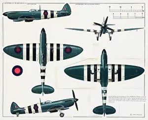 Bands: Supermarine Type 365 Spitfire aeroplane