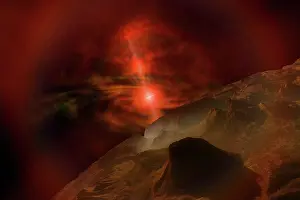 Luminous: Supernova lights this alien planet