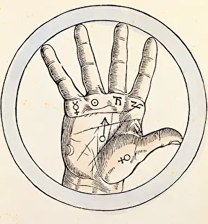 1486: superstition, chiromancy, hand as microcosmic