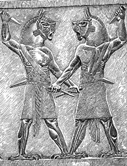 Daemons: superstition, daemons, two fighting daemons