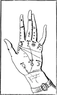 Historiques: superstition, fortune telling, hand analysis