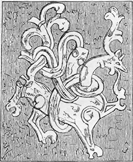 Gorm: superstition, mythical creatures, dragons, relief