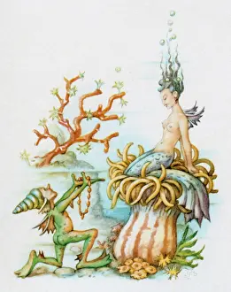 Sirens: superstition, mythical creatures, mermaid and