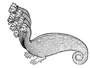 Mythical Creatures: superstition, mythical creatures, seven-headed