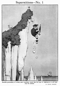 Optimism: Superstitions - No. 1 by Heath Robinson