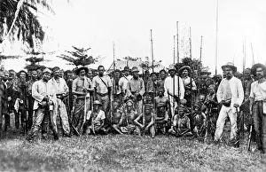 Plantations: Supervisors and indigenous workers