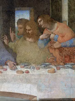 Grazie: The Last Supper (detail), by Leonardo da Vinci