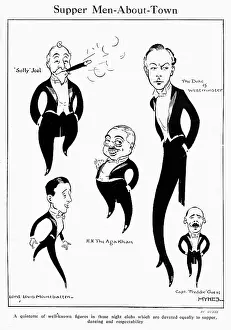 Hynes: Supper Men About Town by Hynes