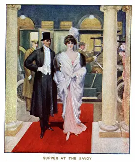 Supper: Supper at The Savoy Hotel, London