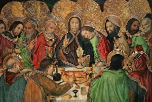 Agusti: Last Supper, St Augustine Altarpiece, Museu Nacional