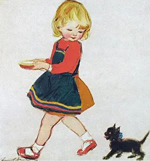 Muriel Dawson Collection: Supper-Time by Muriel Dawson