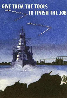Mailing: Support the Armed Forces - USA - WW2 Propaganda