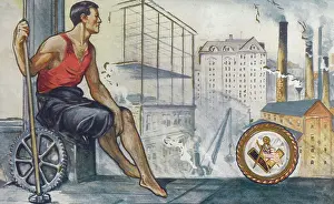 Sledgehammer: Support Labour - Masonic Card