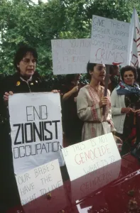 Zionist: Support for Palestine Demonstration, New York