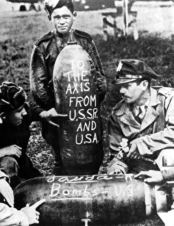Provides: Support of the Red Army (Eastern Front) through the American